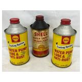 Three Shell 12-Ounce Cone Top Cans