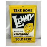 4×6 Inch Metal Sign Advertising Lemmy Lemonade