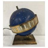 1956 Schlitz Revolving Plastic Advertisement Globe, 7 1/2 x 9 1/2 Inches