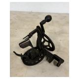 Early Hudson Apple Peeler with Pillar, 9 x 6 Inches