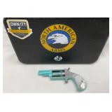 NIB North American Arms Mini Revolver .22 Mag with Ported Barrel and Turquoise Cerakote Finish
