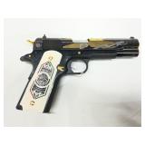 Colt Bandesa 1911 .38 Auto Pistol with Heavy Engraving