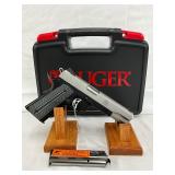 NIB Ruger Model SR1911 9mm Luger Semi-Automatic Pistol with Case and Spare Magazine