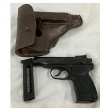 .380 ACP Semi-Automatic Pistol with Leather Holster