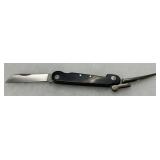 Camillus New York Folding Marlin Spike Knife with Black Handle