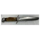 Original Bowie Knife with Stag Handle and Germany Maker’s Mark