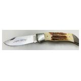 Parker-IMAI K-54 Knife with Stainless Blade and Stag Handle