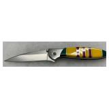 Kershaw Ken Onion Design Folding Knife with Multicolor Handle