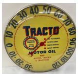 1956 12in Tracto Motor Oil Thermometer by Pam Clock Co.,