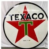 DS Porc. Texaco 6ft. Sign 