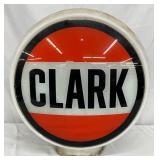 Clark Milk Glass Wide Body Globe, 16-Inch Diameter
