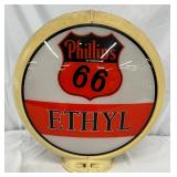 Phillips 66 Ethyl Plastic Body Gas Pump Globe, 13in