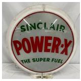 Sinclair Power-X  Gas Pump Globe with Plastic Body, 13 inches