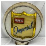  Atlantic Imperial Milk Glass Pump Globe, 16 inches