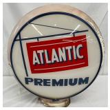 “Atlantic Premium” Milk Glass Pump Globe, 16 inches
