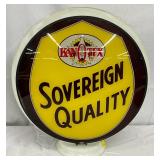Kan-O-Tex Ripple Milk Glass Gas Globe with ‘Sovereign Quality’ Design, 16-Inch 