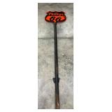 Phillips 66 Double-Sided Porcelain Sign with Original Pole, 29in x 29in Sign, 116in Pole