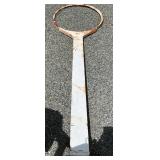 Texaco Sign Pole with Circular Frame
