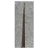Fluted Sign Pole with Flanged Base and Welded Attachments