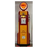 1935 Wayne Model 866 Shell Gasoline Pump,  Professionally Restored 