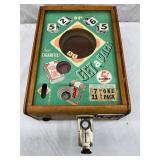 1935 ‘Get a Pack’ 5-Cent Coin Operated Cigarette Trade Stimulator, 10x14 