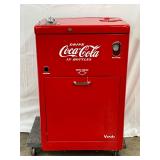 Coca-Cola Vendo Turn Top Bottle Box Cooler,  Restored 