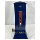 1-Cent Blue Northwestern Corporation Match Dispenser, Metal, 5in x 13in