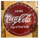 12 INCH COCA COLA THERMOMETER