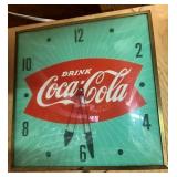 COKE FISHTAIL CLOCK