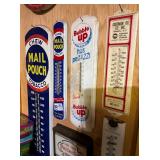 VARIOUS EARLY ADV. THERMOMETERS