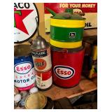 ESSO, GULF, JD CANS