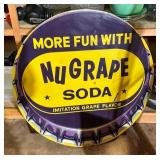 36IN NU GRAPE SODA CAP SIGN