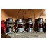 SEVERAL EARLY RR LANTERNS