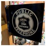 PUBLIC TELEPHONE FLANGE