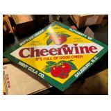 29X21 CHEERWINE SIGN PORC.