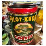 PILOT KNOB COFFEE CAN