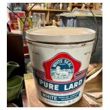 PURE LARD TIN