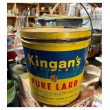 PURE LARD TIN