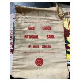 FIRST UNION NC BANK BAG