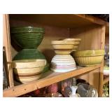 YELLOW WARE BOWLS