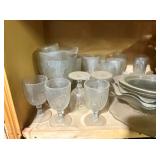 IRIS AND HARRINGBONE GLASS