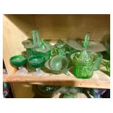 GREEN DEPRESSION GLASS