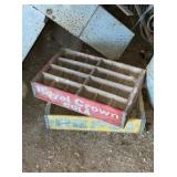 VARIOUS WOODEN DRINK CRATES