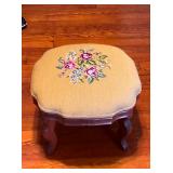 NEEDLE POINT STOOL