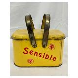 Yellow Sensible Tin Lunchbox