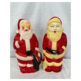 Plastic Light-Up Santa Claus