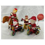 Vintage Wind-Up Santa Claus