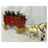 Cast Iron Overland Circus Toy Wagon