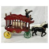 Cast Iron Overland Circus Wagon