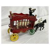 Horses, Driver, and Animal Figure